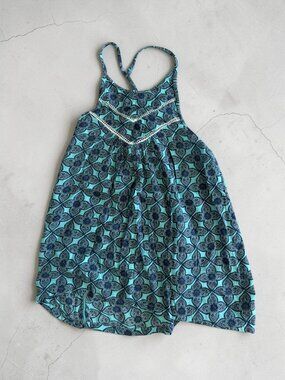 HOLLISTER Teal Patterned Tank Top Size XS